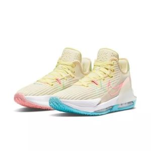 LeBron Witness 6 Easter Coconut Milk Men's basketball Shoes Size 10